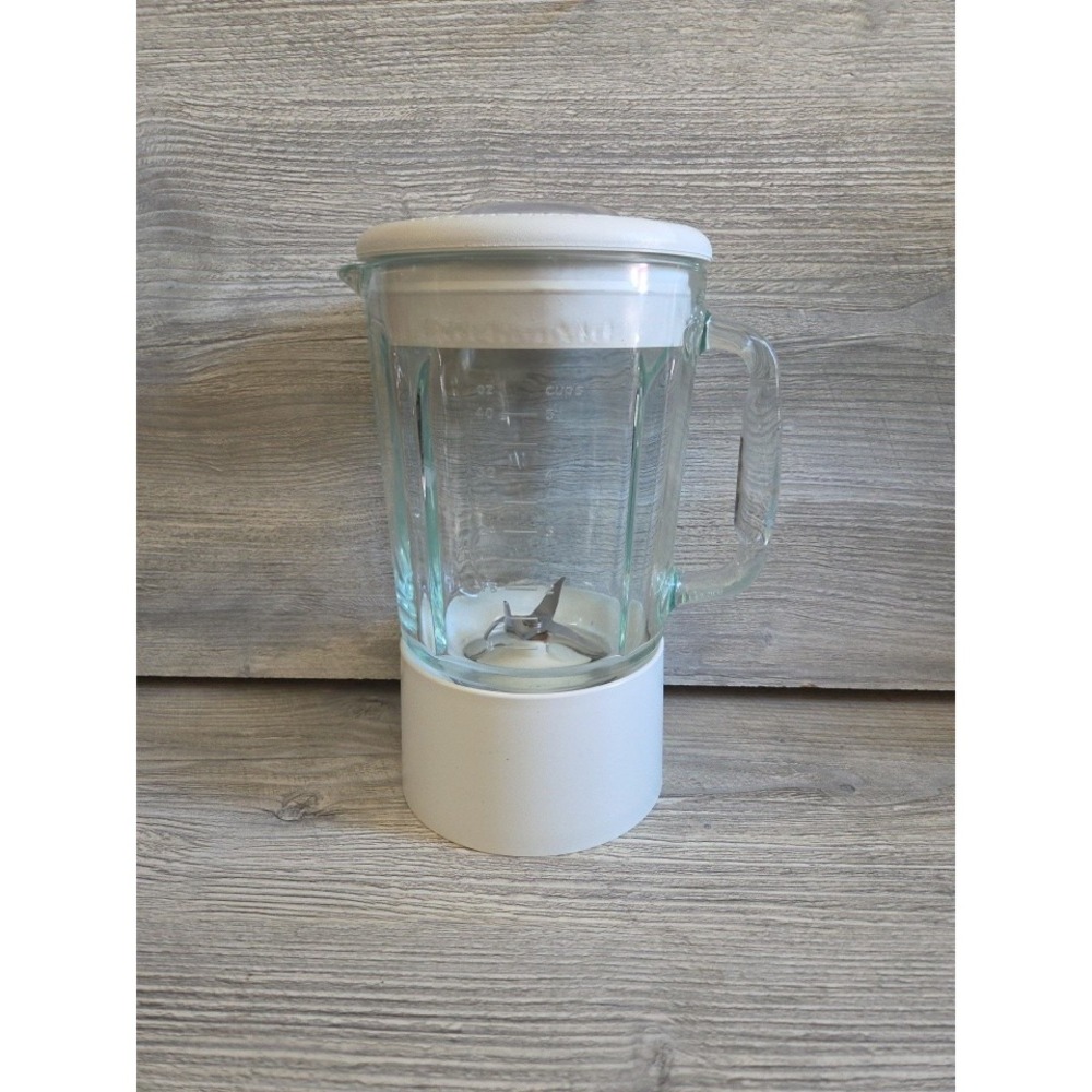 KitchenAid Blender Pitcher KSB5WH4 40oz 5 Cup Glass  Replacement Jar Pitcher c7